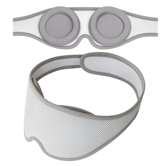 Grey Sleeping Mask w/ Adjustable Eye Cups